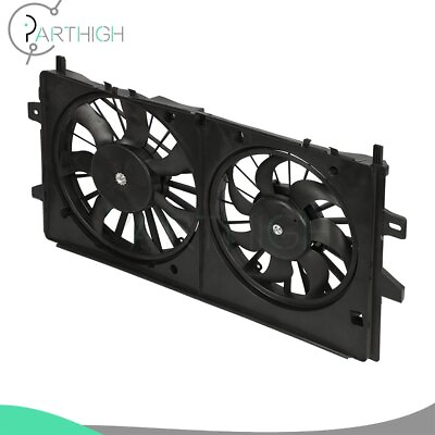 Radiator Condenser Cooling Fan Assembly Electric For 2006 2013 Chevrolet Impala $74.99