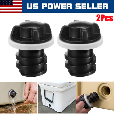 2x Replacement Drain Plug for RTIC Cooler for YETI Cooler Leak Proof Accessories $6.99