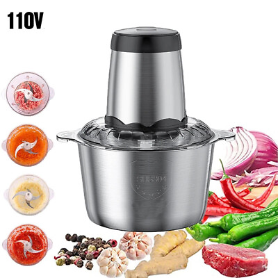 #ad Powerful Electric Food Processor Kitchen Food Chopper Blender Meat Grinder Mixer $19.99