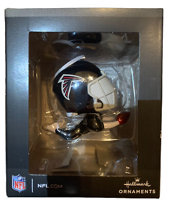 #ad Atlanta Falcons Football Christmas Tree Ornament 3quot; Player Hanging Helmet $23.99