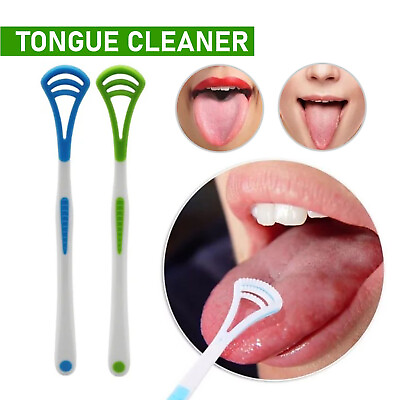 #ad #ad Tongue Scraper Cleaner Plastics Safe Bad Breath For Dental Oral Care Tool 2 Pack $19.90