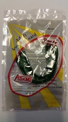 25 each Adams Mouth Guards ADULT FREE EXP SHIP MG 303 Green No Strap Retail Pack $15.99