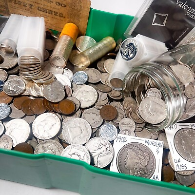 #ad Monster Box Mixed Coin Lot Vintage U.S. Coins LIQUIDATION SALE $89.99