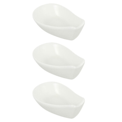 3PCS Spoon Stand Standing Ladle Holder Salad Plate Countertop Utensil Rest $11.77