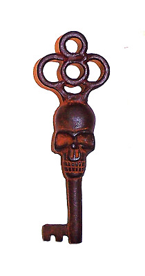 #ad Victorian Skull Key Vintage Antique Style Cast Iron Skeleton Key $8.95
