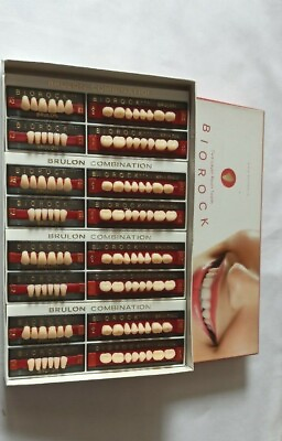 #ad Teeth Biorock Quality A2 Set For Acrylic and Flexible Dentures 3 Boxes $72.08