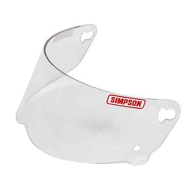 #ad Simpson Helmets J88600 Junior Speedway Shark Helmet Shield Clear $51.45