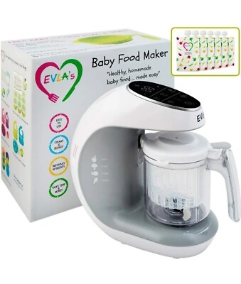ELVAs Baby Food Maker Baby Food Processor Blender Grinder Steams amp; Blends New $84.00