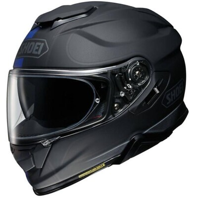 #ad Shoei GT Air II Motorcycle Helmets Matte Black Blue Size X Small 0119 1002 03 $649.99
