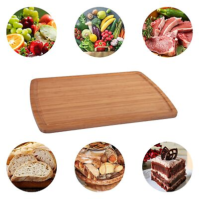 30 x 20 Inch Large Bamboo Cutting Board Wooden Butcher Block with Juice Groove $47.49