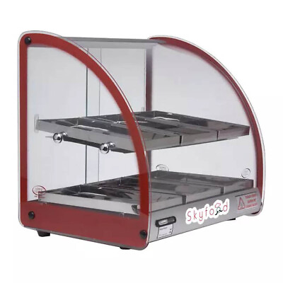 #ad Skyfood 18” Food Warmer Display Case Red FWD2 18R Countertop $936.13