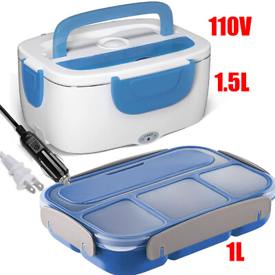 #ad #ad 1.5L Electric Heating Lunch Box Portable Food Warmer Food Heater 1L Lunch Box $13.99
