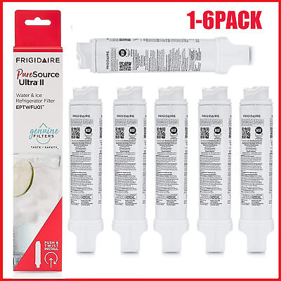 #ad #ad 1 6Pcs Frigidaire EPTWFU01 Pure Source Ultra II Refrigerator Water Filter Sealed $11.08