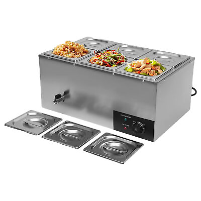 #ad Electric Food Warmers for Commercial Stainless Steel Countertop Temperature $157.37