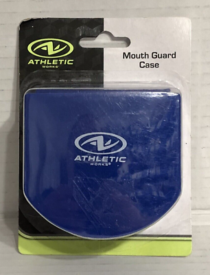 #ad Athletic Works Blue Mouthguard Case Includes Carabiner Fits Most Guards Sealed $7.70