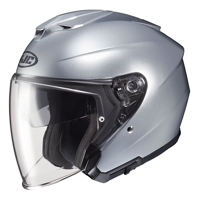 #ad Open Box HJC Helmets Adult i30 Motorcycle Helmet Silver Medium $87.99