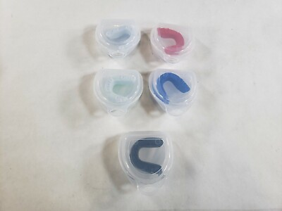 #ad Pack Of 5 Multicolor Sports Mouth Guard With Free Case For Kids Below Age 10 $12.44