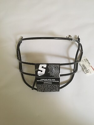#ad Schutt Sports BLACK Softball Batter#x27;s Helmet Guard 123300 Size 8 NEW SHIP N 24HR $38.88