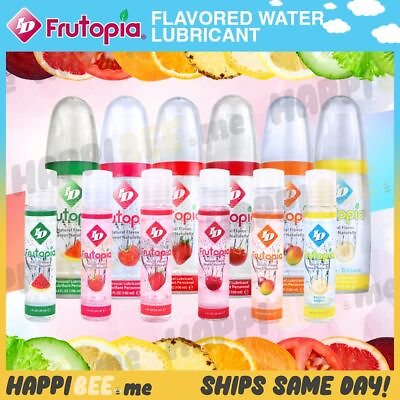 ID FRUTOPIA Flavored Lubricant🍯Couples EDIBLE Water Personal REAL FEEL Sex Lube $6.97