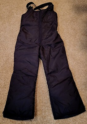 Arcticwear VTG 80s Medium Arctic Wear Black Bib Snowmobile Snow Pants Made $29.99