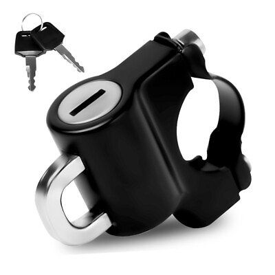 Motorcycle Universal Helmet Lock For Handlebar 7 8quot; 22 28mm Tube Bar Accessories $9.78
