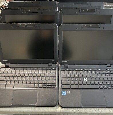 #ad Lot of 6 Lenovo N22 N23 Chromebooks Parts Repair *see description* AS IS $48.00