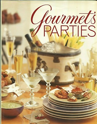 #ad Gourmet#x27;s Parties Cookbook Holiday Special Occasion Vintage 90s Recipes 1997 $14.00
