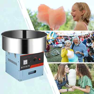 #ad Cotton Candy Machine Maker 20quot; Stainless Steel Electric Candy Floss Maker Party $127.59