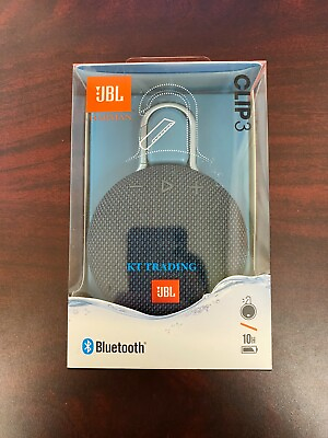 #ad JBL CLIP 3 Integrated Carabiner Waterproof Wireless Bluetooth Speaker BLUE $41.95