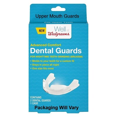 #ad Walgreens Advance Comfort Upper Nighttime Grinding Dental Mouth Guards Bruxism $8.95