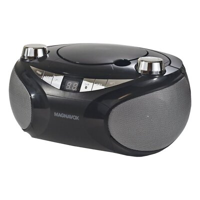 MD6949 BK Portable Top Loading CD Boombox AM FM Stereo Radio Bluetooth $49.95