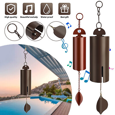 #ad Large Deep Resonance Serenity Metal Bell Heroic Wind Chimes Outdoor Home Decor $9.48