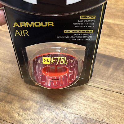 #ad Under Armour Air Shock Doctor Technologies Large Mouth Guard Red Brand New $17.96