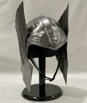 #ad Thor Ragnarok Helmet Avengers Movie Thor Helmet Cosplay Helmet With Stand $120.00
