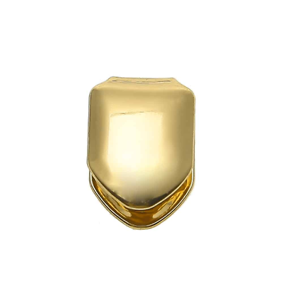 Italy Gold Finish CZ Cluster Custom Slugs Single Teeth GRILLZ Mouth Peice $13.49