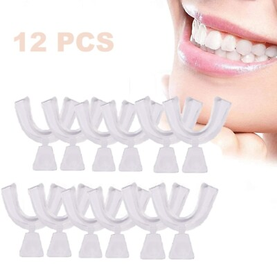 #ad 12X Silicone Mouth Guard Teeth Night Clenching Grinding Sleep Dental Care Tool $9.99