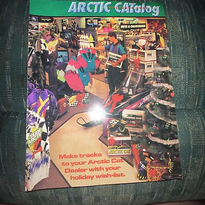 #ad 1995 ARTIC CAT SNOWMOBILE Catalog Holiday Accessories Fashion $25.00