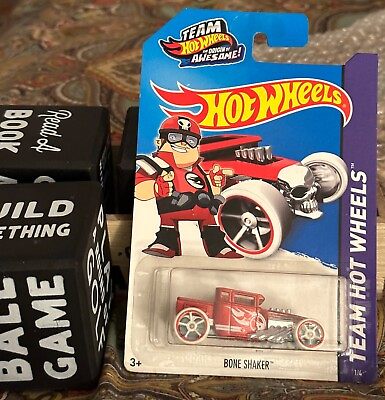 #ad Hot Wheels *INDONESIA White Wheels EXCLUSIVE* Bone Shaker. CARD NOT PERFECT $45.00