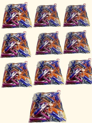 #ad 1000 Multi Color 4quot; MALE Mouth Pieces Hookah Pipe Hose Disposable Tips 10 Bags $60.00