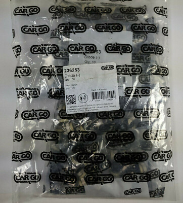 #ad 100X HC Cargo 236253 Diode 19 25V 65A Press Fit $202.48