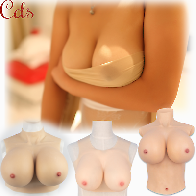 #ad Silicone Breast Forms Breastplates C H Cup Fake Boobs Crossdresser Drag Queen $49.97
