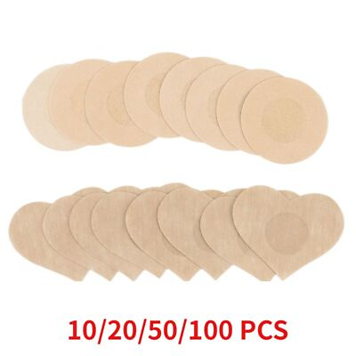 #ad #ad Round Heart Shape Disposable Covers Breast Petals Sticker Nipple Cover 10pcs $22.59