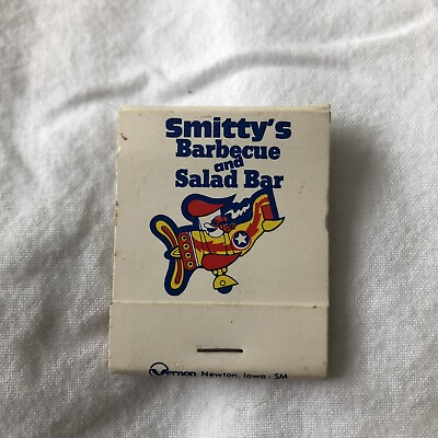 Smitty#x27;s Barbecue And Salad Bar Vintage Restaurant Matchbook Florida $11.35