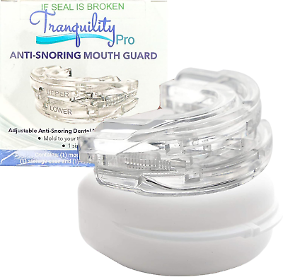 #ad PRO 2.0 Anti Snoring Mouth Guard Adjustable Mouthpiece Night Time Teeth Mout $87.99