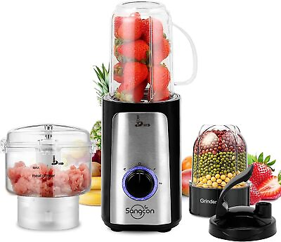 #ad Blender and Food Processor Combo for smoothies ice 3 in 1 Electric Food Chopper $44.99
