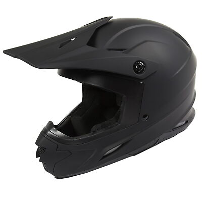 #ad Off Road Helmet Matte Black Small Removable Washable Cheek Pads Comfort Liner $90.40