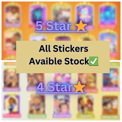#ad 4 amp; 5 Star Stickers Cards All Available Same Day Delivery 🚚📦 $8.00