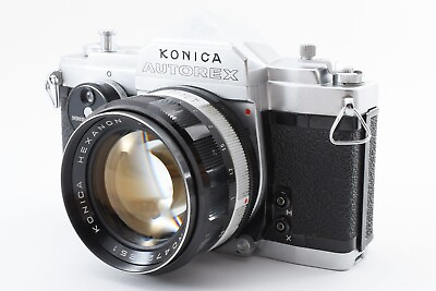 #ad Exc5 Konica Autorex Full amp; Half Film Camera HEXANON 57mm F1.4 Lens From JAPAN $219.99