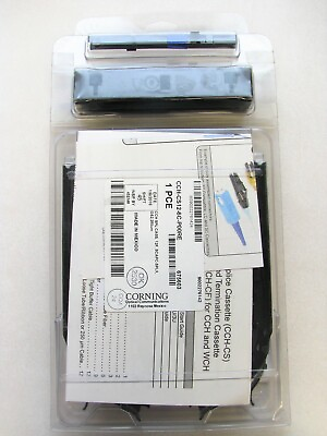 Corning CCH CS12 6C P00RE Pigtail Splice Cassette 12 F SC Simplex SM OS2 APC $349.99