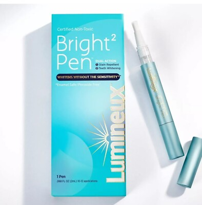 #ad Lumineux Bright2 Pen Dual Action Whitens Teeth 1 Pen $13.99